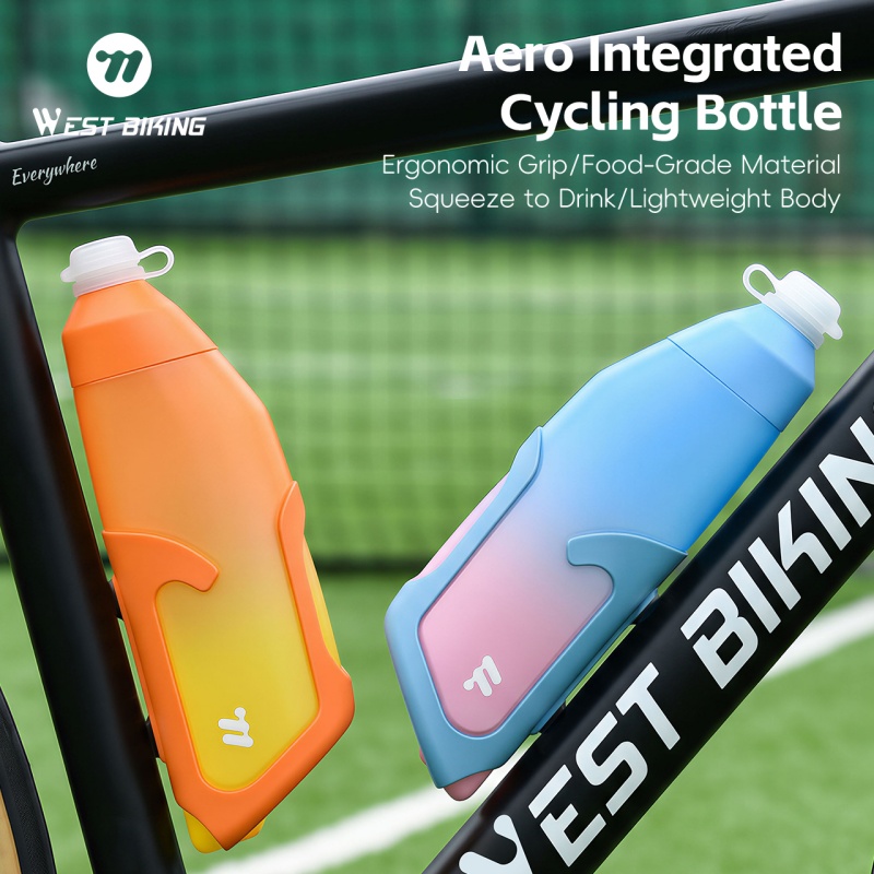 Mountain Biking Water Bottle - Set Braket Botol Air Aerodinamis WEST