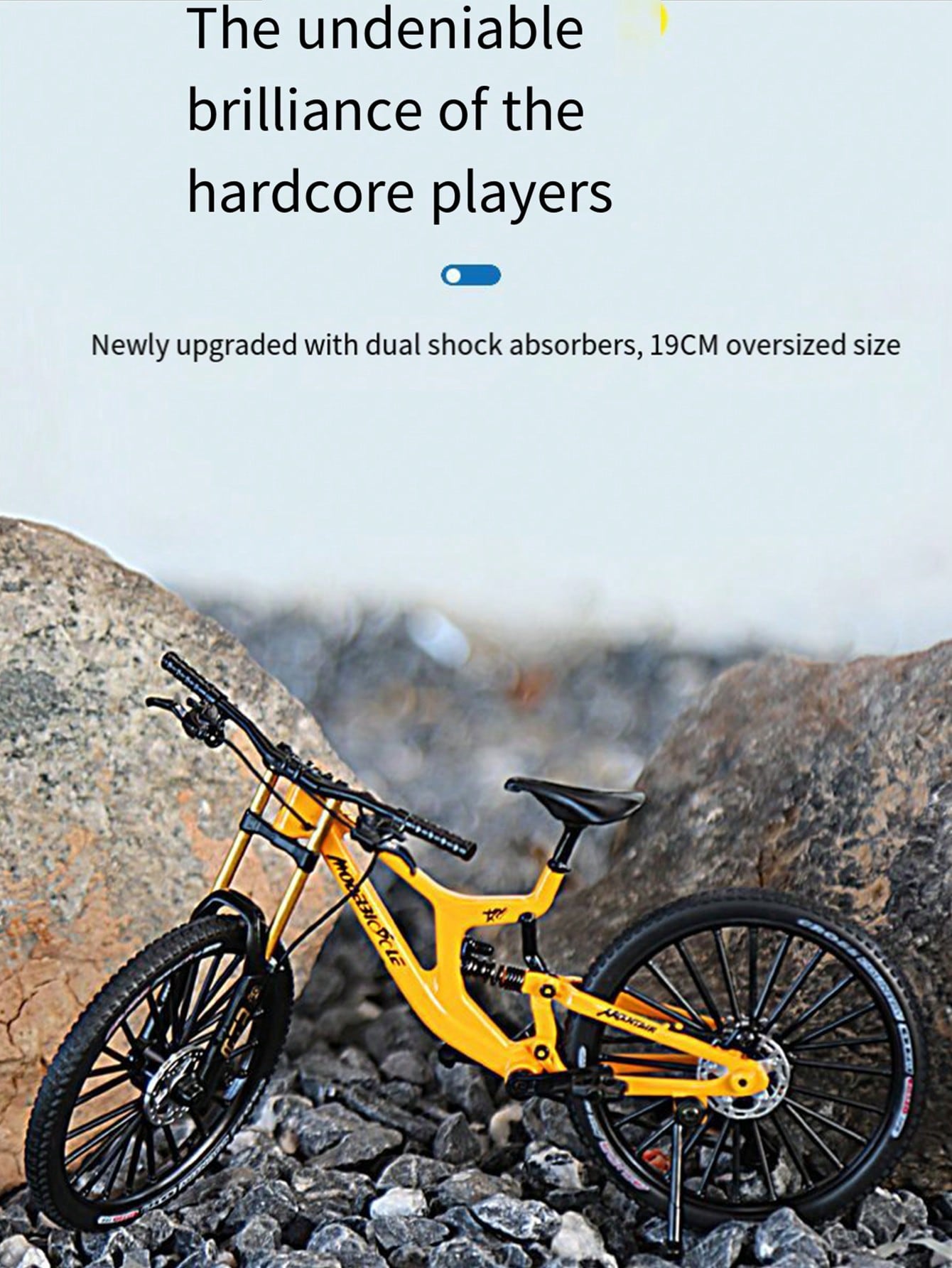 Mountain Biking Game - Sepeda gunung soft-tail downhill dengan peredam