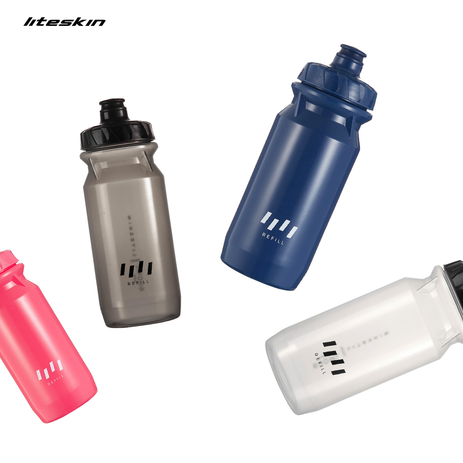 Mountain Biking Water Bottle - Liteskin isi ulang botol air sepeda
