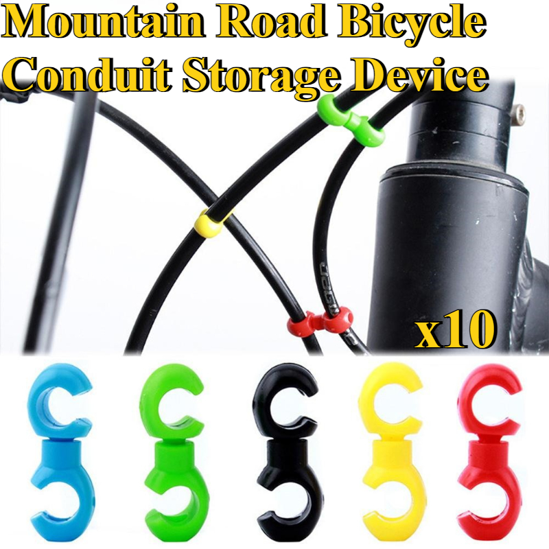 Mountain Biking Gear - 10 Buah/Set Klip Garis Silang Sepeda