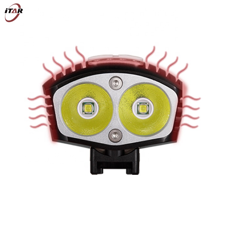 Mountain Biking In The Uk - Lampu Depan Sepeda Gunung LED Aluminium