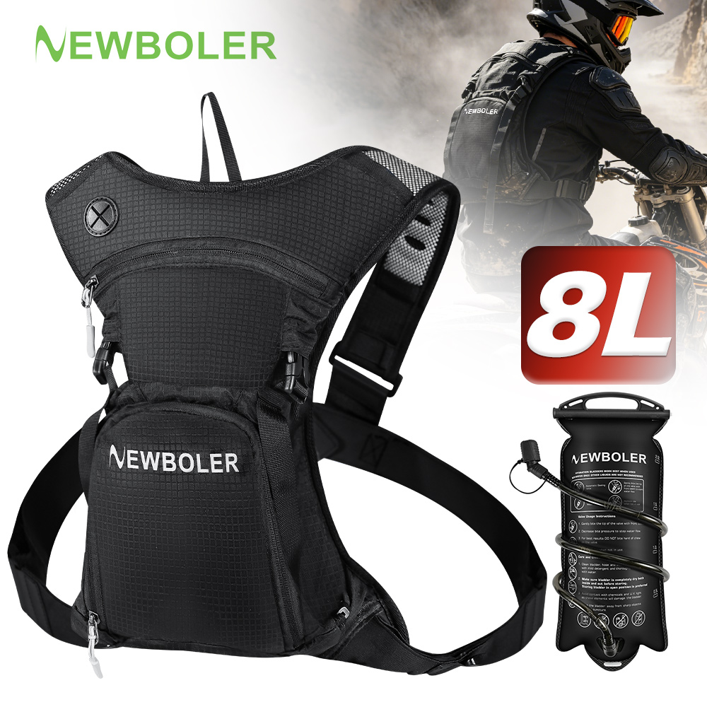 Mountain Biking Hydration Pack - NEWBOLER 8L Paket Hidrasi Sepeda Motor