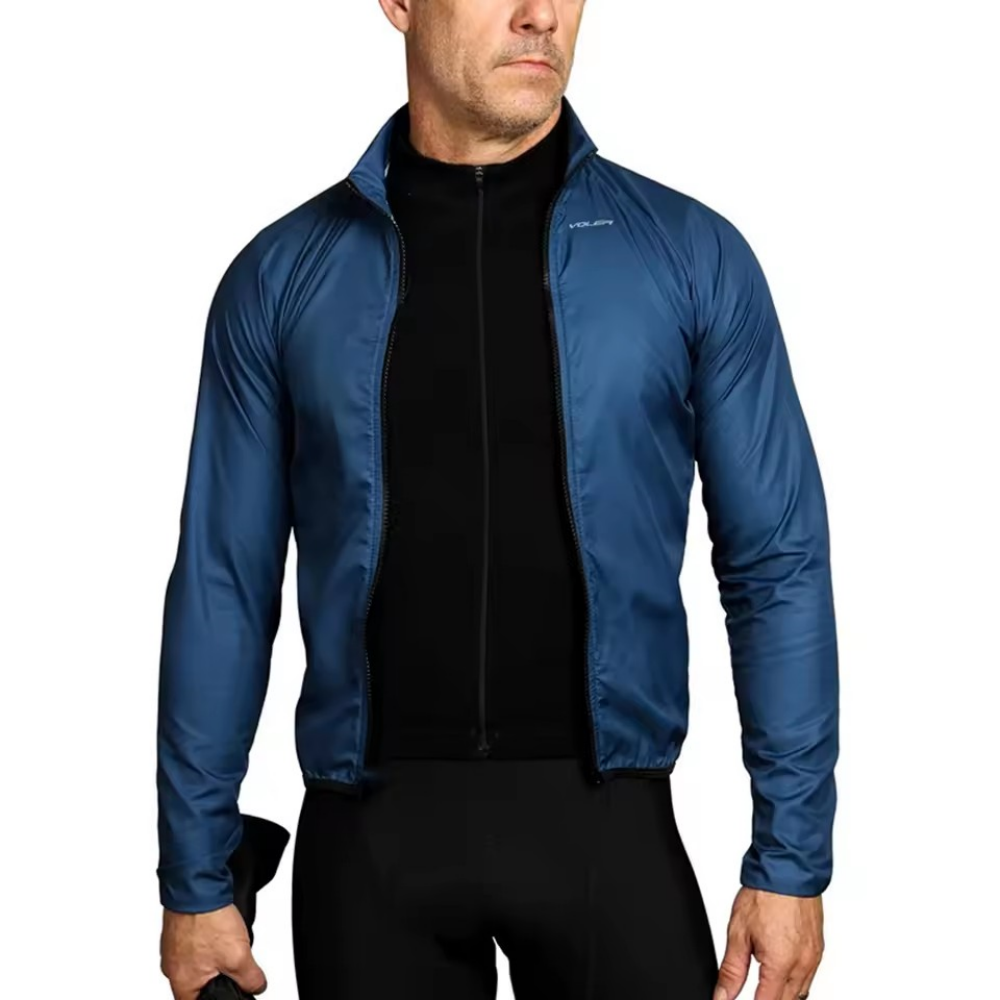 Mountain Biking Rain Jacket - VOLER Kaus Lengan Panjang Pria Tahan