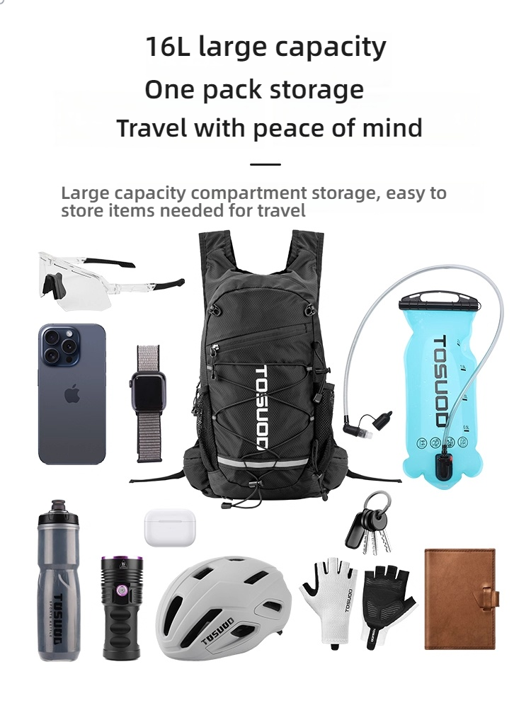 TOSUOD Tas Hidrasi Sepeda Moto - Mountain Biking Hydration Pack ulasan dan harga