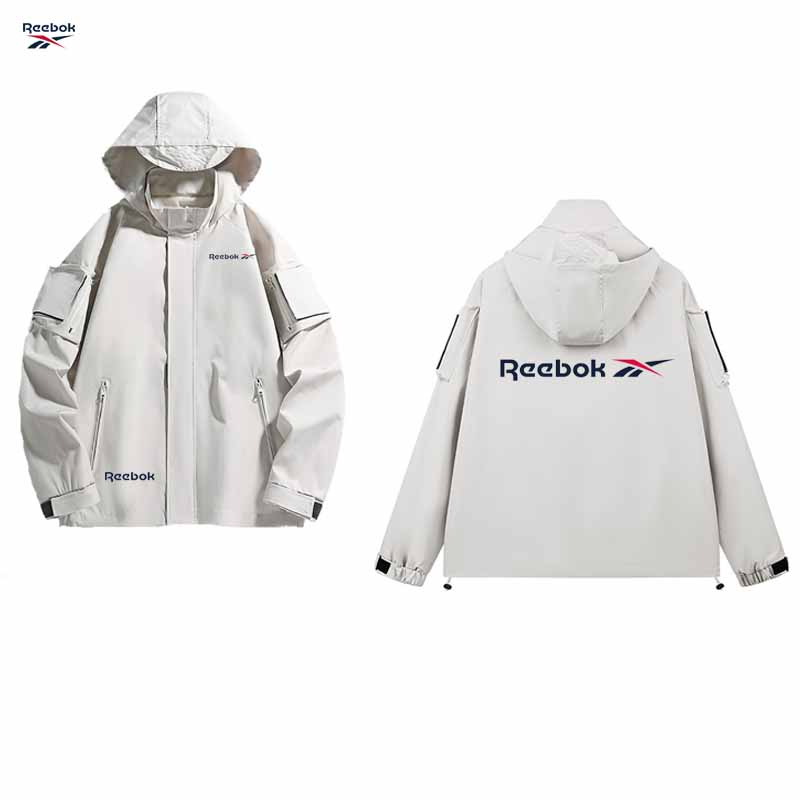 Jaket berkerah resleting logo  - Mountain Biking Rain Jacket ulasan dan harga