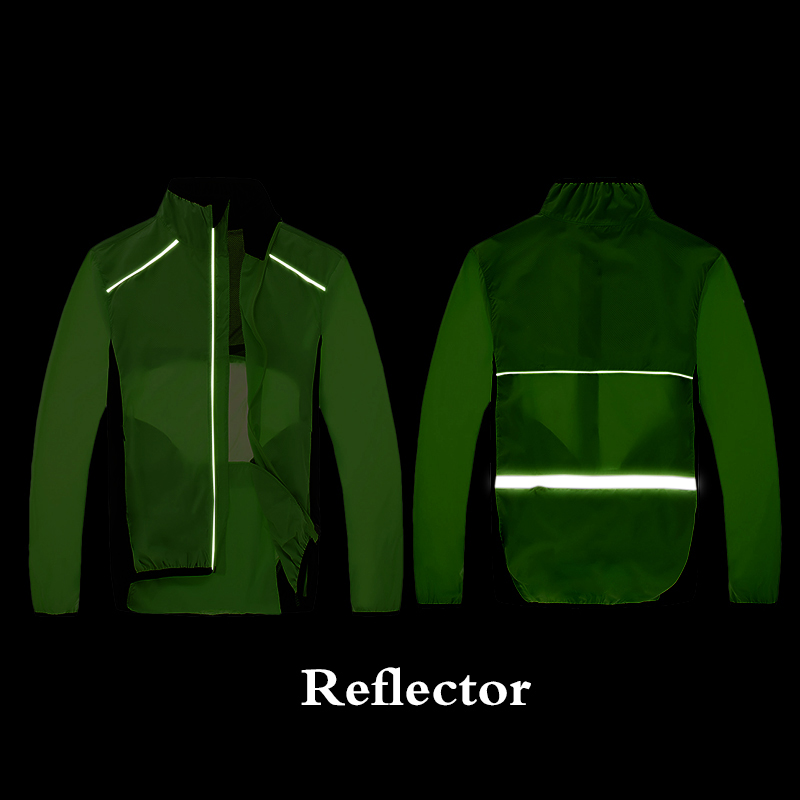 Jaket Bersepeda Angin Oranye M - Mountain Biking Rain Jacket ulasan dan harga