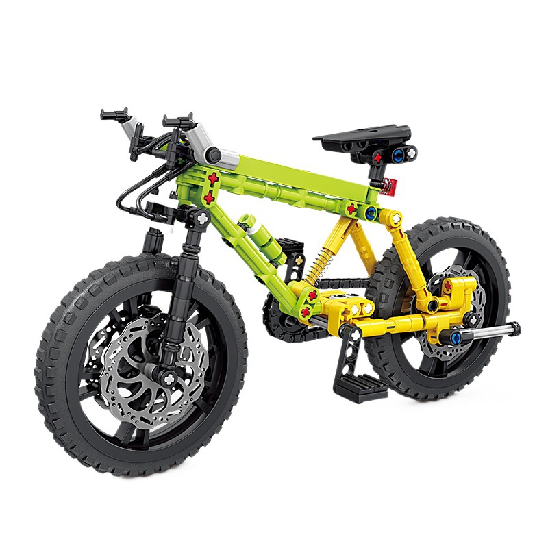 Set Blok Bangunan Sepeda Gunun - Mountain Biking Game ulasan dan harga
