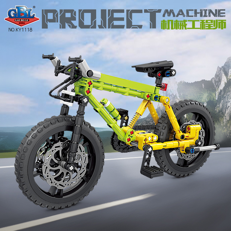 Set Blok Bangunan Sepeda Gunun - Mountain Biking Game ulasan dan harga