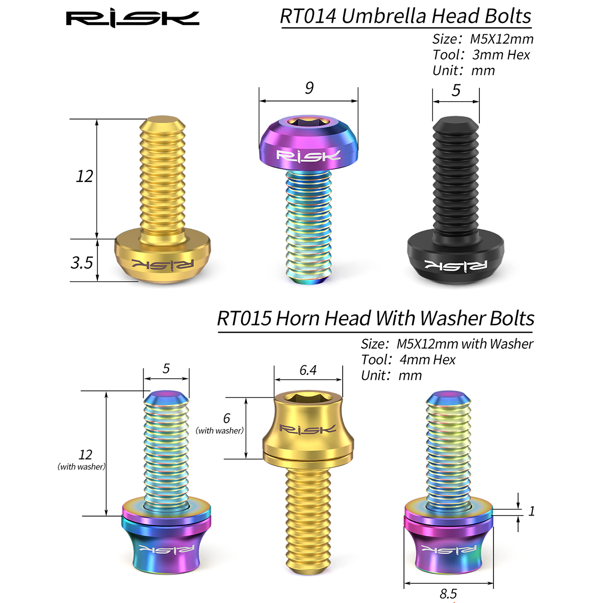 Risk M5x12mm baut reparasi bot - Mountain Biking Water Bottle ulasan dan harga