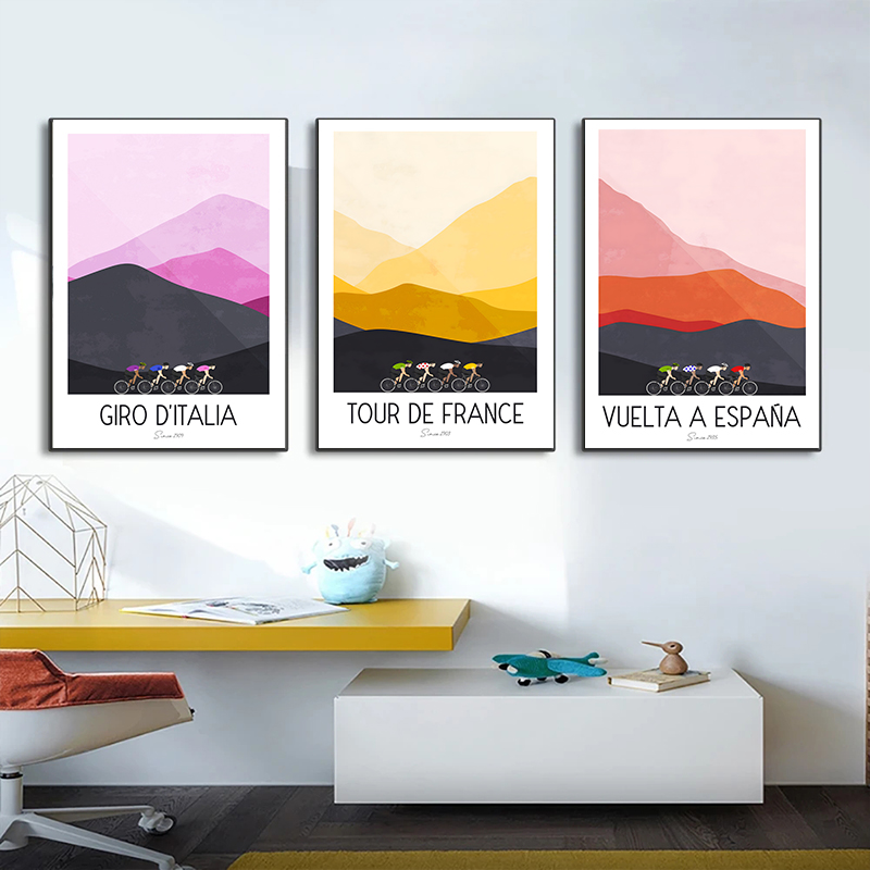 1 Buah Poster Sepeda Gunung Pr - Picture Of Mountain Biking ulasan dan harga