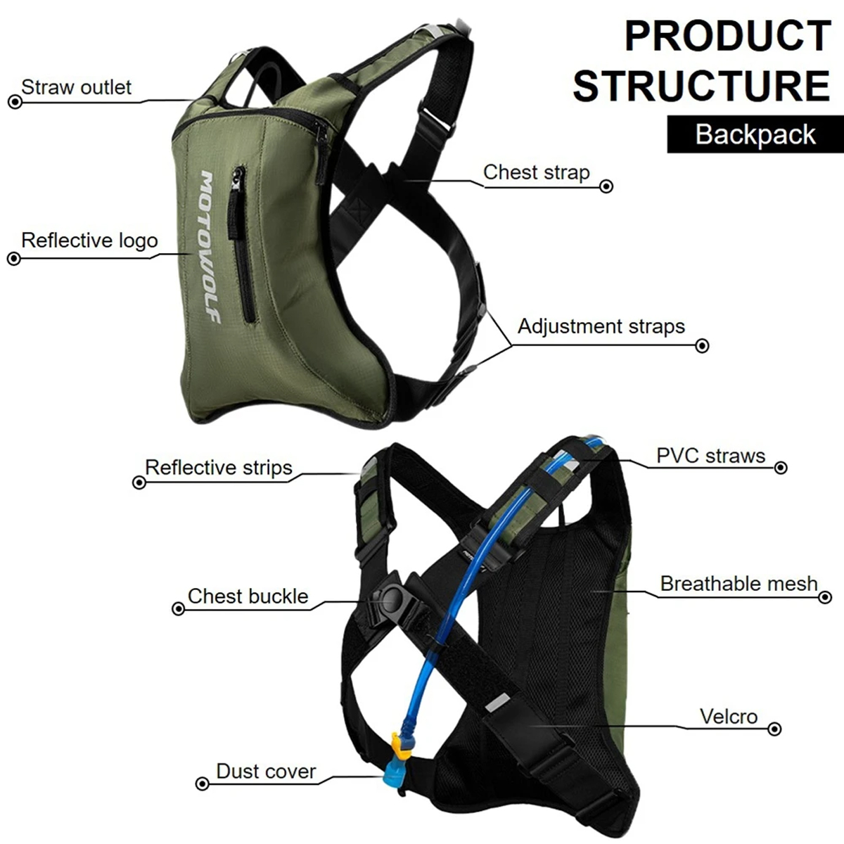 Tas Hidrasi Sepeda Motor MTB O - Mountain Biking Hydration Pack ulasan dan harga