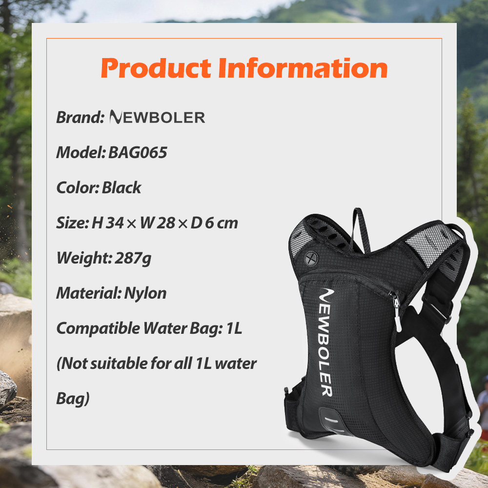 NEWBOLER 5L Paket Hidrasi Sepe - Mountain Biking Hydration Pack ulasan dan harga