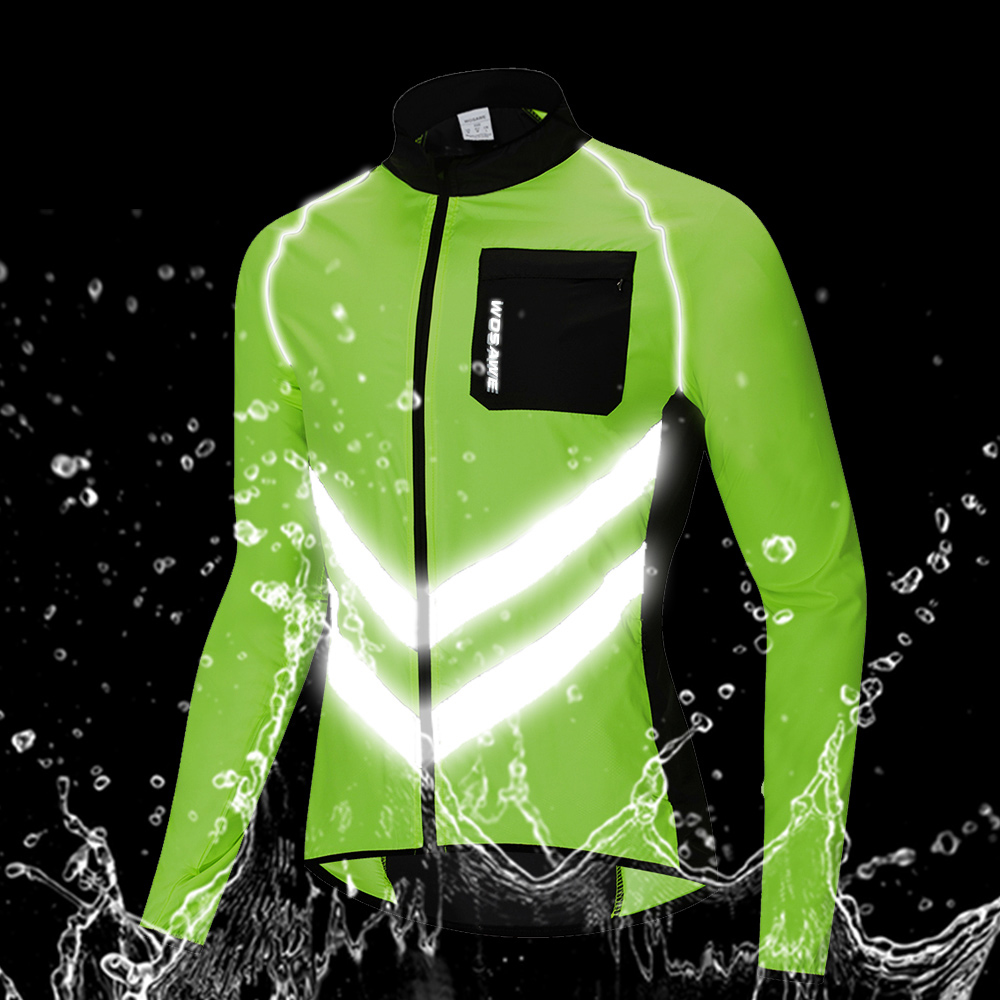 WOSAWE Jaket Hujan Bersepeda V - Mountain Biking Rain Jacket ulasan dan harga