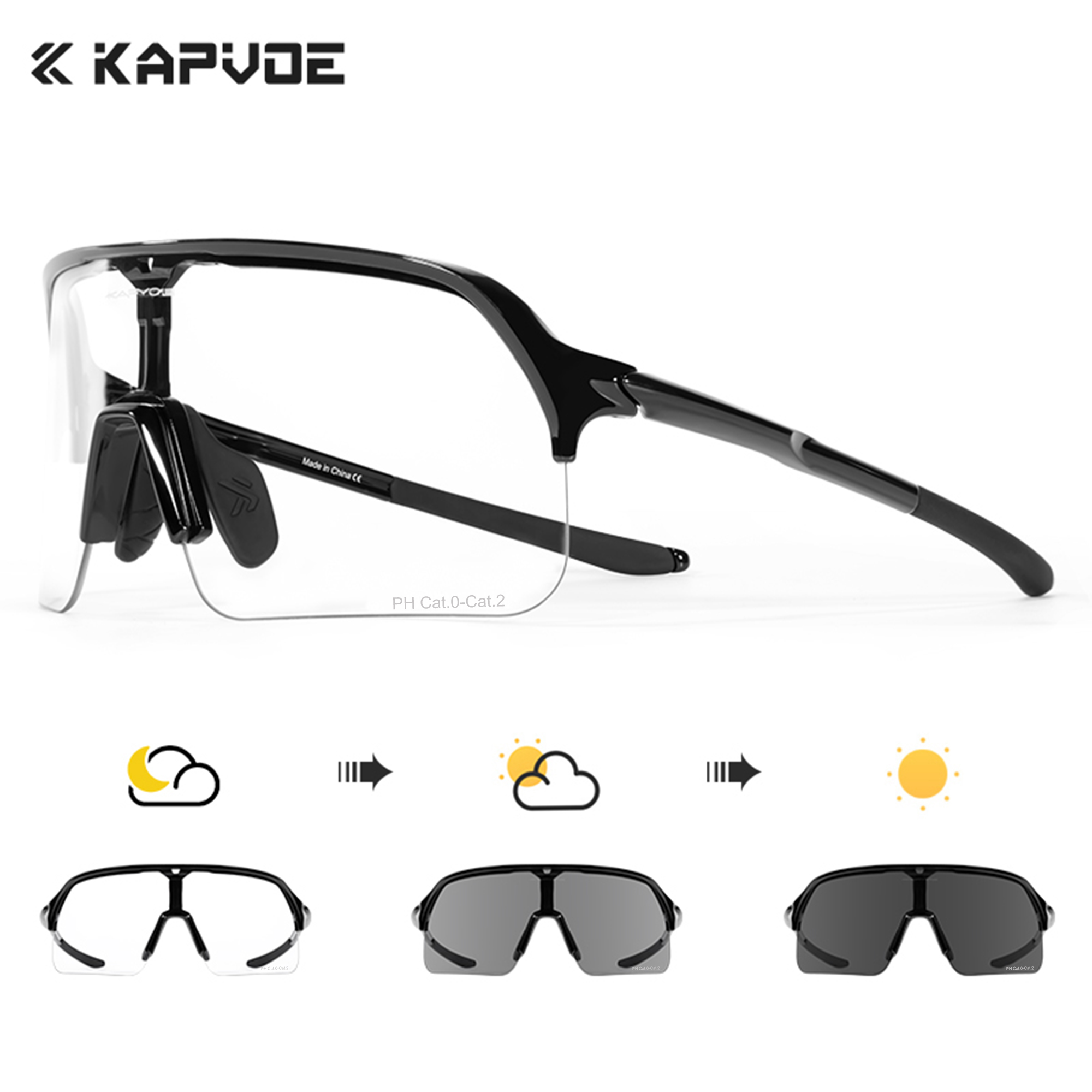 Kapvoe-Kacamata Bersepeda untu - Mountain Biking Sport ulasan dan harga