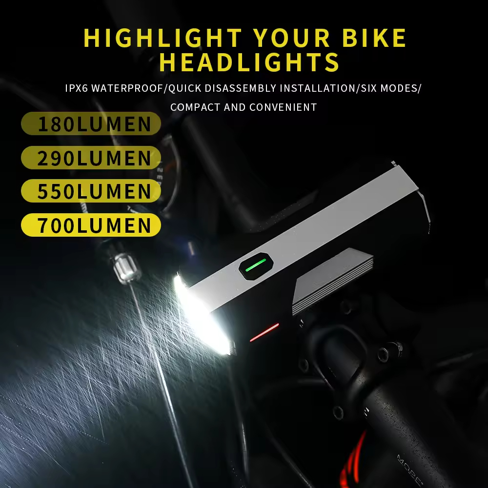 Lampu Sepeda 700 Lumens dari P - Mountain Biking Lights ulasan dan harga