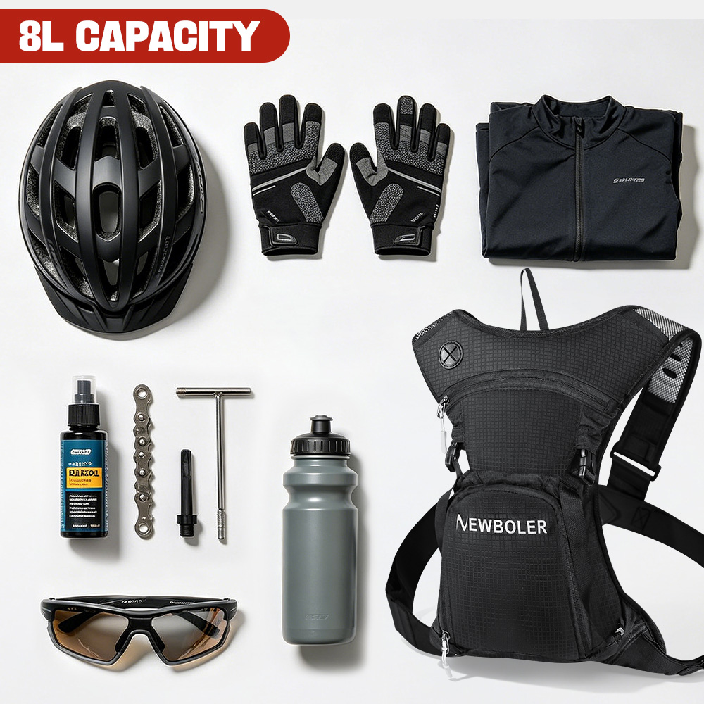 NEWBOLER 5L/8L Paket Hidrasi S - Mountain Biking Hydration Pack ulasan dan harga