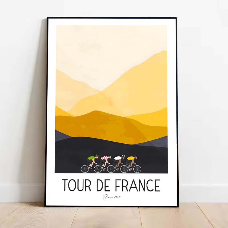 Poster Sepeda Gunung Tour De F - Picture Of Mountain Biking ulasan dan harga
